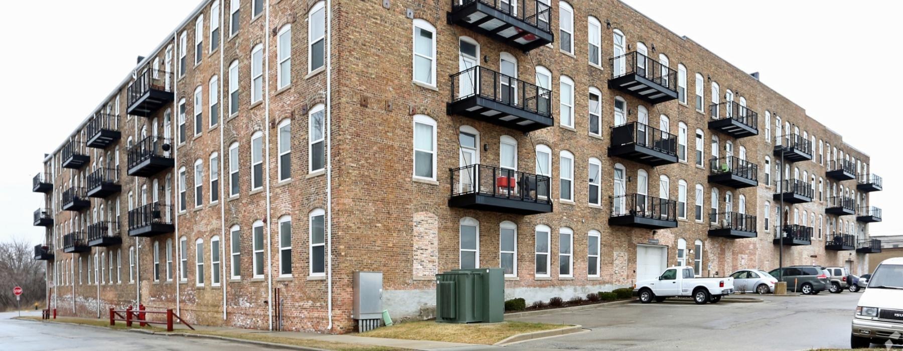 a building with balconies