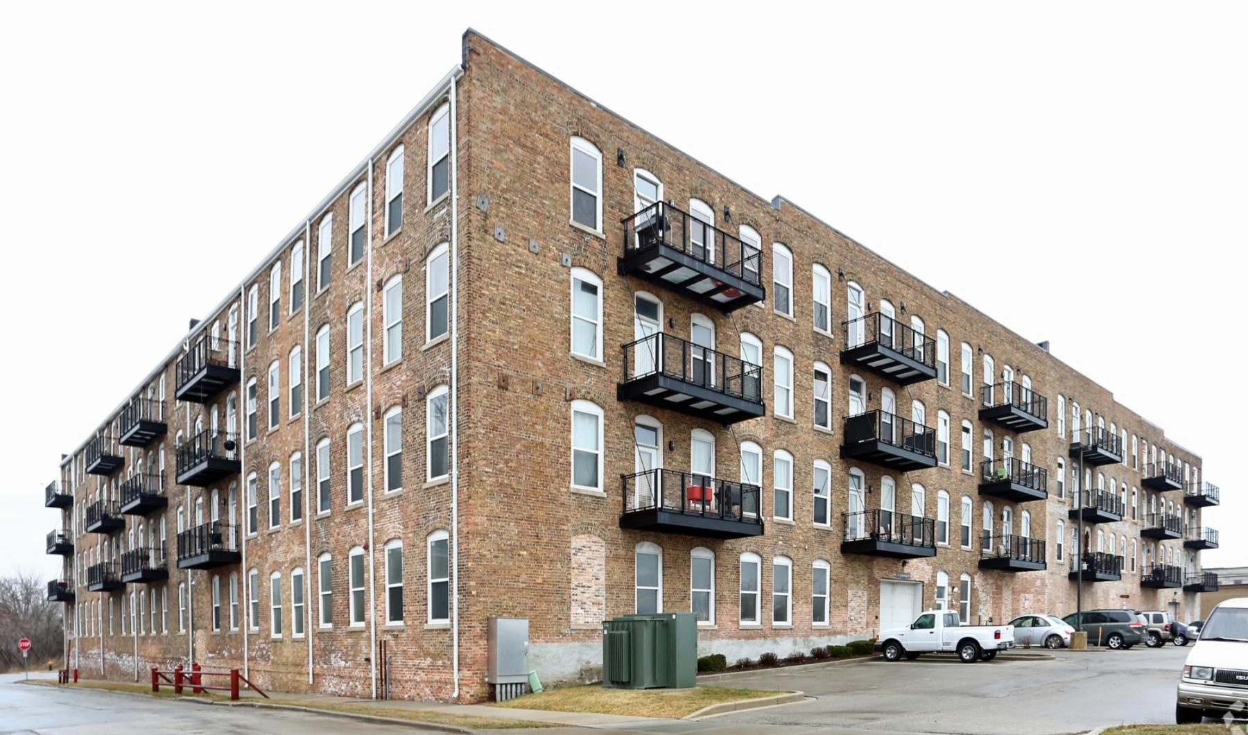 a building with balconies